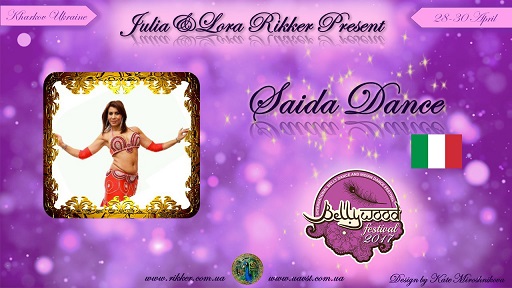 28-30/04/2017 III International BELLYWOOD FESTIVAL with SADIE! Kharkov,Ukraine